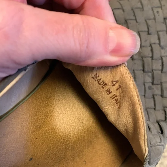 M. Gemi sneakers, Euro size 41, made in Italy, gray and white - Picture 4 of 4